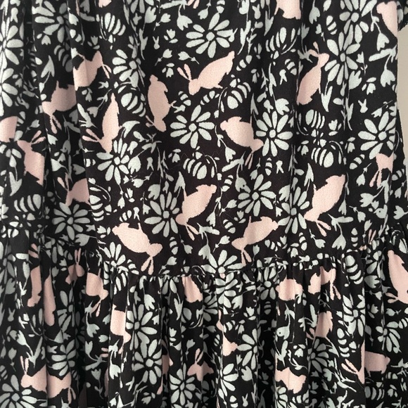 Dot Dot Smile Black and White Sleeveless Sundress with rabbit pattern. - Picture 2 of 2